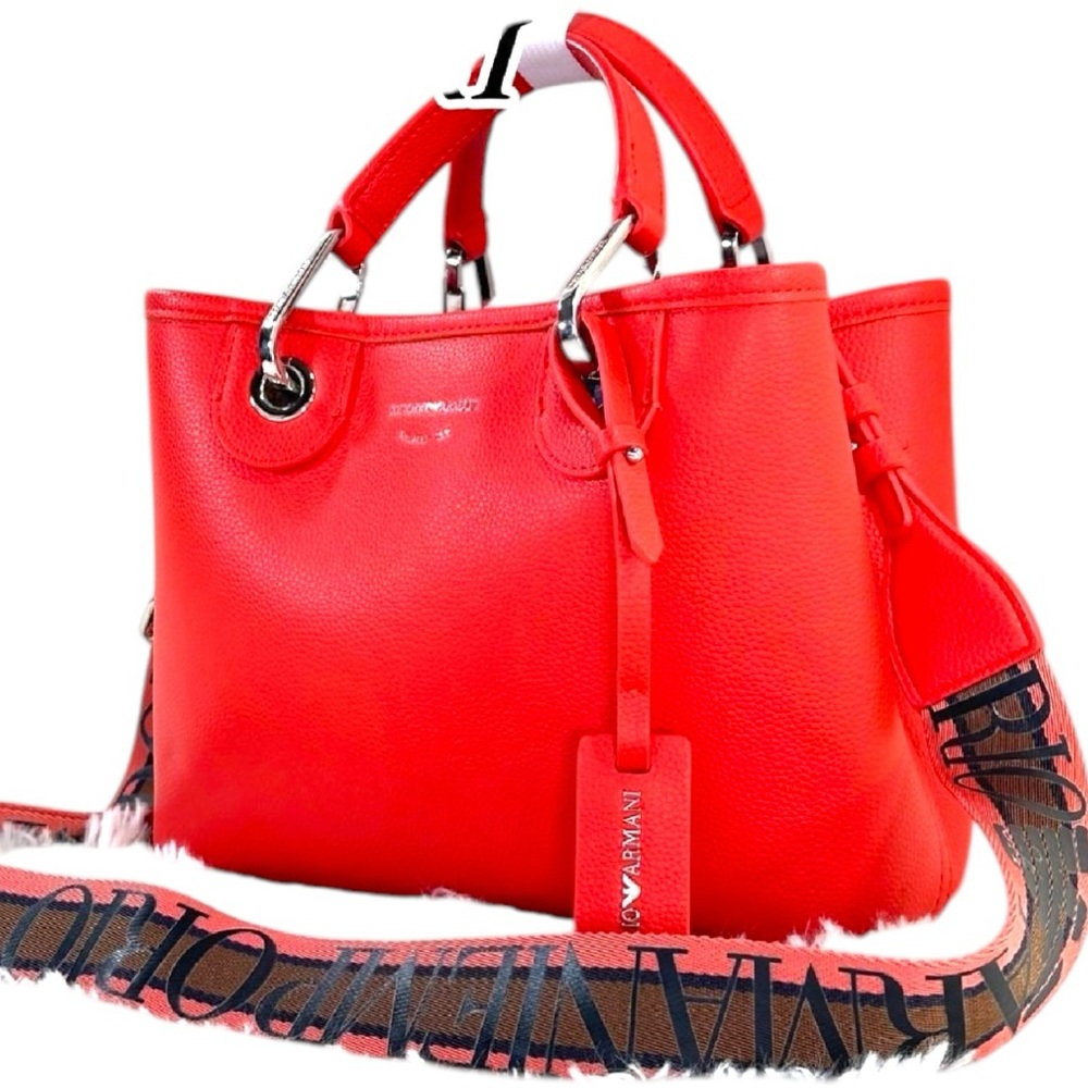 Emporio Armani Red Women's Bag - Picture 2 of 11
